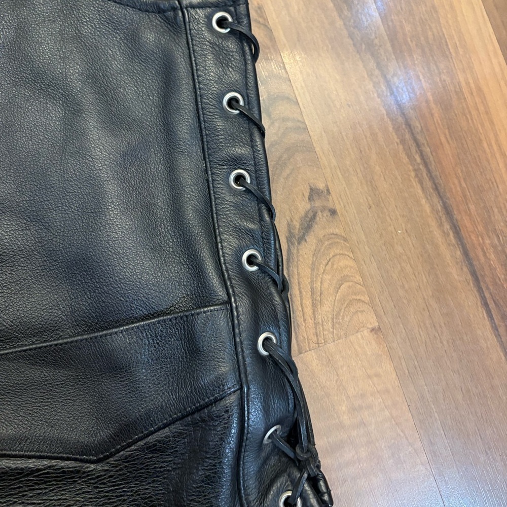 Vintage Leather Headquarters Vest - Picture 6 of 7